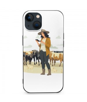 Ulloord  for iPhone 14 Case Cow Pattern Phone Case with Camera tection,Silicone TPU Phone tective Cover Cheetah Design Cases Compatible with iPhone 14 6.1 Inch