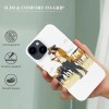 Ulloord  for iPhone 14 Case Cow Pattern Phone Case with Camera tection,Silicone TPU Phone tective Cover Cheetah Design Cases Compatible with iPhone 14 6.1 Inch