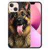 Shangniulu Compatible for iPhone 14 Pro Case, Mighty Loyal Dog German Shepherd Dog iPhone Case Drop Protection Slim Shockproof TPU Case Gift for Men Women