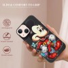 Shangniulu Compatible with iPhone 13 Pro Case Mickey Mouse Cartoon Print Crystal Clear Slim Soft TPU Bumper Anti-Scratch Four Corners Cushion Shockproof Protection Hard Back Cover