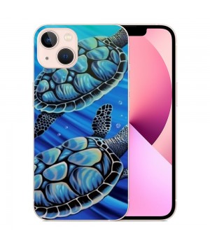 Shangniulu Compatible for iPhone 13 Pro Max Case, Funny Sea Animal Sea Turtle iPhone Case Drop Protection Slim Shockproof TPU Clear Case Gift for Men Women