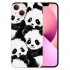 Shangniulu Compatible for iPhone 13 Pro Case, Cute Kawaii Panda Funny Animal iPhone Case Drop Protection Slim Shockproof TPU Clear Case Gift for Men Women