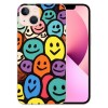 Shangniulu Cute Face Case Girls Women Cute Face Print Case Hippie Indie Design Shockproof Protective Cases Soft TPU Hard Back Anti-Scratch Cover