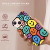 Shangniulu Cute Face Case Girls Women Cute Face Print Case Hippie Indie Design Shockproof Protective Cases Soft TPU Hard Back Anti-Scratch Cover