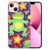 Shangniulu Cute Case Girls Women Cartoon Frog Print Case Kawaii Design Shockproof Protective Cases Soft TPU Hard Back Anti-Scratch Cover for iPhone 13/14 Pro