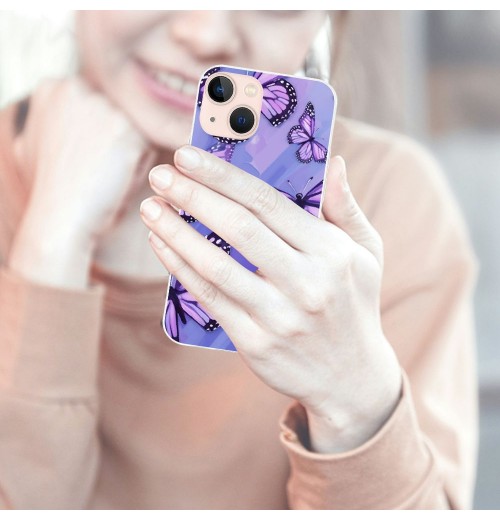 Shangniulu Cute Soft TPU&amp;Aluminum Hard Back Shatter-Resistant Shockproof Anti-Fall Protective Girly Cover Case for iPhone