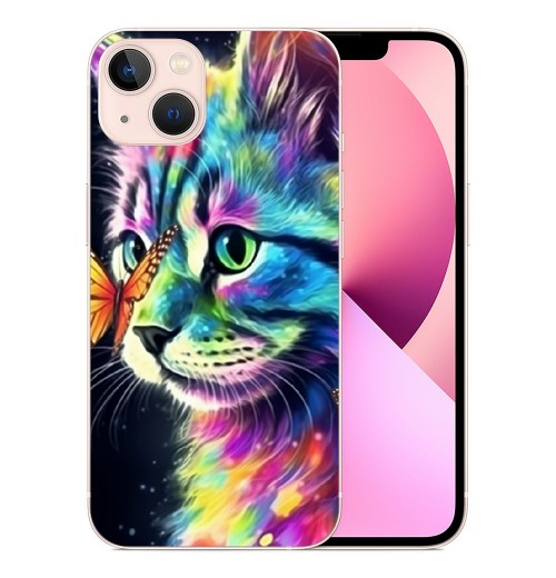 Shangniulu Cute Cat, Animal Cartoon Pattern Design Clear TPU Phone Cases Soft Flexiable Slim Protective Cases, Anti-Scratch Shock Absorbing