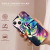 Shangniulu Cute Cat, Animal Cartoon Pattern Design Clear TPU Phone Cases Soft Flexiable Slim Protective Cases, Anti-Scratch Shock Absorbing