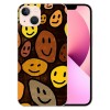 Shangniulu Cute Face Case Girls Women Cute Face Print Case Hippie Indie Design Shockproof Protective Cases Soft TPU Hard Back Anti-Scratch Cover