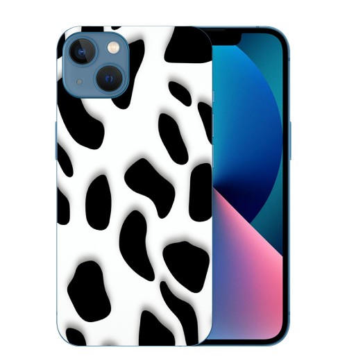 Shangniulu Cow Print iPhone Case Anti Slip and Drop Resistant Case for iPhone 15 Pro Max