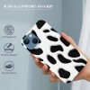 Shangniulu Cow Print iPhone Case Anti Slip and Drop Resistant Case for iPhone 15 Pro Max