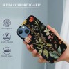 Shangniulu Healing Black Print iPhone Case Anti Slip and Drop Resistant Case for iPhone 15 Pro Max