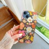 Shangniulu Retro Boho Hippie Flowers iPhone Case Anti Slip and Drop Resistant Case for iPhone 15 Pro Max